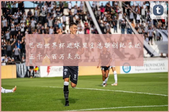 巴西世界杯进球奖金总额创纪录达五千八百万美元